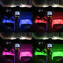 Load image into Gallery viewer, Car Interior RGB LED Strip Lights 5050 12V IP65 Waterproof Music +Controller Unbranded