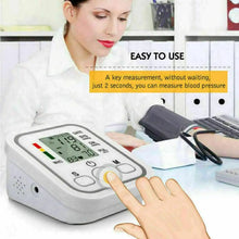 Load image into Gallery viewer, Digital Blood Pressure Monitor Upper Arm Automatic BP Machine Heart Rate Monitor Unbranded