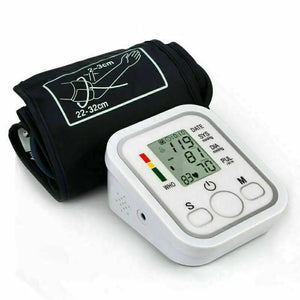 Digital Blood Pressure Monitor Upper Arm Automatic BP Machine Heart Rate Monitor Unbranded