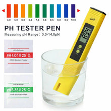 Load image into Gallery viewer, Digital PH Meter Yellow Tester Pen 2 Water Hydroponics Aquarium Tester Unbranded