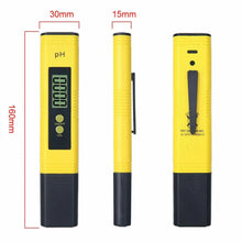Load image into Gallery viewer, Digital PH Meter Yellow Tester Pen 2 Water Hydroponics Aquarium Tester Unbranded