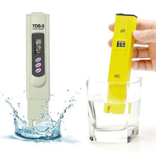 Load image into Gallery viewer, Digital PH Meter Yellow Tester and TDS 3 Meter Set Optional Unbranded