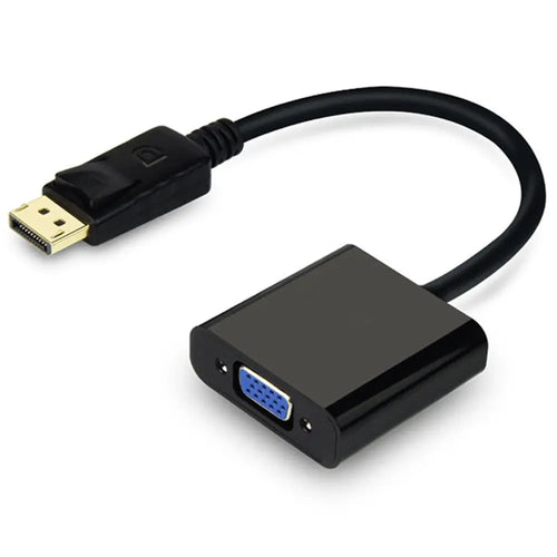 Display Port Male to VGA Female Video Converter Adapter Cable Unbranded
