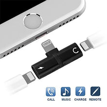 Load image into Gallery viewer, Dual Aux Audio Charge Adapter Converter Splitter for iPhone Unbranded