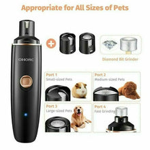 Load image into Gallery viewer, Electric Dog Toe Nail File Grinder Clippers Pet Cat Claw Grooming Trimmer Tools Unbranded