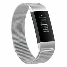 Load image into Gallery viewer, Fitbit Charge 3 Band Metal Stainless Steel Milanese Loop Wristband Strap Small/Large Unbranded