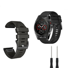 Load image into Gallery viewer, Garmin Fenix 5X Band Quick fit 26mm Watch Bands Replacement Strap Silicone Unbranded