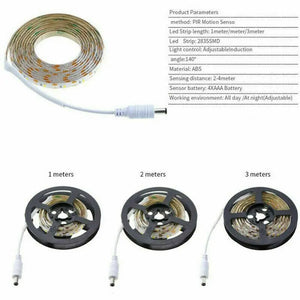 LED PIR Motion Sensor Light Strip Cool White For Wardrobes and Cabinets One Click Shop Australia