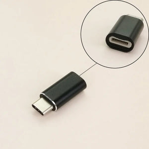 LIGHTNING TO TYPE C ADAPTER USB C MALE TO APPLE FEMALE 8 PIN One Click Shop Australia