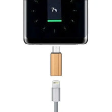 Load image into Gallery viewer, LIGHTNING TO TYPE C ADAPTER USB C MALE TO APPLE FEMALE 8 PIN One Click Shop Australia