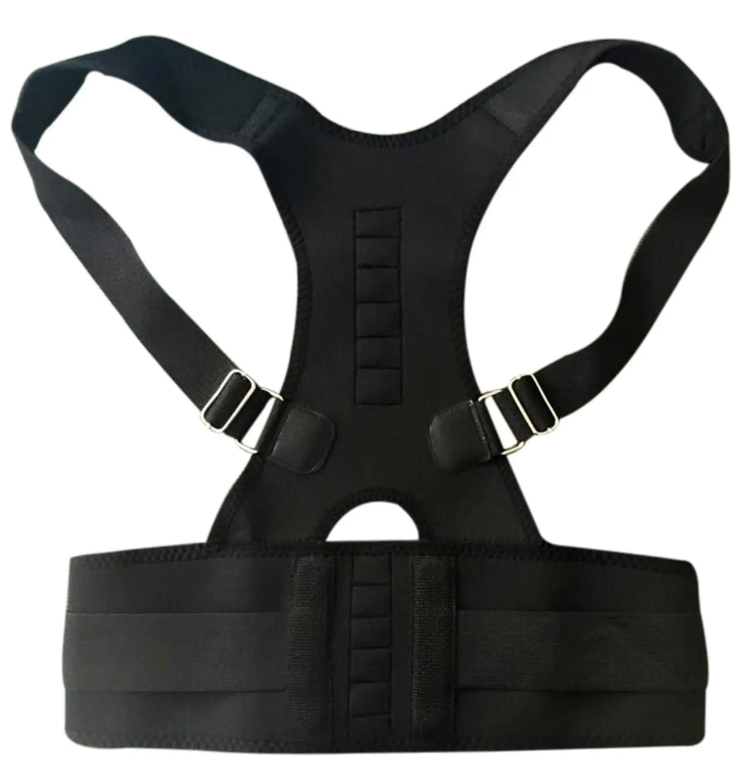 Magnetic Posture Corrector Belt for Lumbar Lower Back Support Shoulder Brace One Click Shop Australia