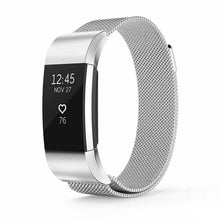 Load image into Gallery viewer, Metal Stainless Steel Milanese Loop Wristband Strap Small/Large for Fitbit Charge 2 Unbranded