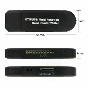 Micro USB OTG to USB 2.0 Adapter SD TF Micro Card Reader Unbranded One Click Shop