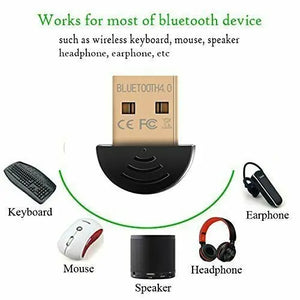 Mini Round Wireless USB Bluetooth Adapter V4.0 Dongle Receiver Unbranded