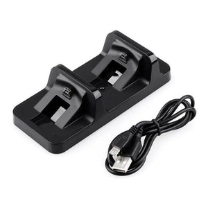 PS4 Dual Charging Charger Dock Station Stand for Playstation 4 Controller Pad Unbranded
