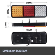 Load image into Gallery viewer, Pair Led Tail Stop Indicator Combination Lamp Submersible Light 12V Adr 75LED One Click Shop Australia