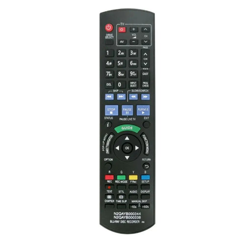 Panasonic Remote N2QAYB000338 Substitute N2QAYB000344 - DMRXW350 DMRXW450 Replacement Unbranded