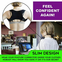 Load image into Gallery viewer, Posture Corrector Women Men Shoulder Brace Back Support Strap Belt Adjustable One Click Shop Australia