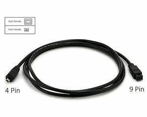 Premium Firewire IEEE1394 800 to 400 9 Pin to 4 Pin Adapter Cable 1.8M Cord M/M Unbranded