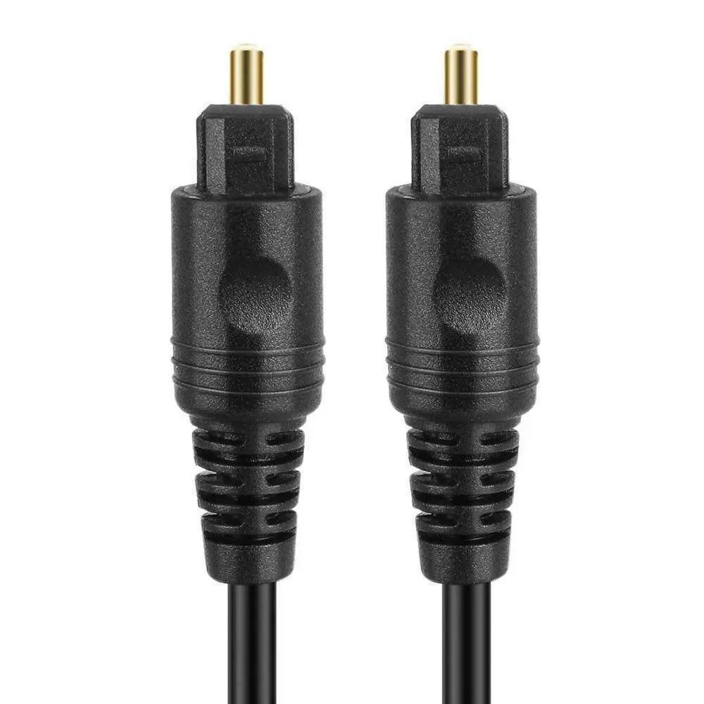 Premium Gold Toslink Optical Fiber Digital Audio Cable Lead Sound Cord S/PDIF One Click Shop