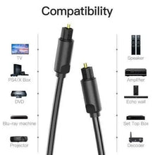 Load image into Gallery viewer, Premium Gold Toslink Optical Fiber Digital Audio Cable Lead Sound Cord S/PDIF One Click Shop