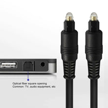 Load image into Gallery viewer, Premium Gold Toslink Optical Fiber Digital Audio Cable Lead Sound Cord S/PDIF One Click Shop