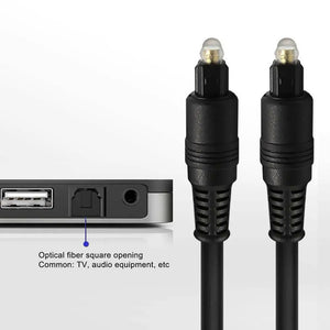Premium Gold Toslink Optical Fiber Digital Audio Cable Lead Sound Cord S/PDIF One Click Shop