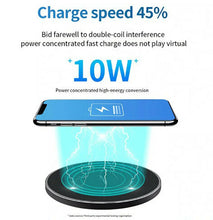 Load image into Gallery viewer, Qi Wireless Charger FAST Charging Pad Receiver For iPhone and Samsung Unbranded