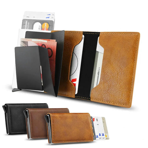 RFID Blocking Leather wallet Unbranded