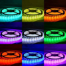 Load image into Gallery viewer, RGB LED Strip Lights IP65 Waterproof 5050 5M 300 LEDs 12V + Bluetooth Controller One Click Shop Australia