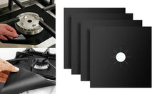 Load image into Gallery viewer, Reusable Non-stick Foil Gas Range Stove top Cover Pack of 8 One Click Shop Australia