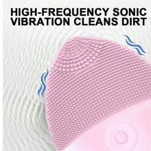 Load image into Gallery viewer, Silicone Face Cleansing Brush Electric Facial Cleanser Washing Massager Scrubber Unbranded