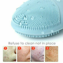 Load image into Gallery viewer, Silicone Face Cleansing Brush Electric Facial Cleanser Washing Massager Scrubber Unbranded