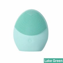 Load image into Gallery viewer, Silicone Face Cleansing Brush Electric Facial Cleanser Washing Massager Scrubber Unbranded