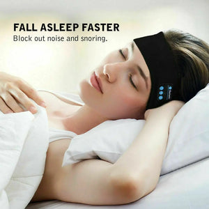 Sleep Headset Bluetooth Wireless Stereo Earphone Headphone Sports Headband with Microphone Unbranded