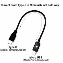 Load image into Gallery viewer, Type-C (USB-C) to Micro USB Charging Data Sync OTG Cable Cord Lead Adapter Unbranded