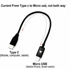 Type-C (USB-C) to Micro USB Charging Data Sync OTG Cable Cord Lead Adapter Unbranded