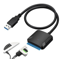 Load image into Gallery viewer, USB 3.0 to 2.5&quot;/3.5&quot; SATA Hard Drive Adapter Cable/UASP to USB3.0 Converter Unbranded