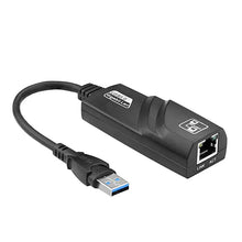 Load image into Gallery viewer, USB 3.0 to RJ45 Gigabit 10/100/1000Mbps Ethernet Network LAN Adapter Unbranded