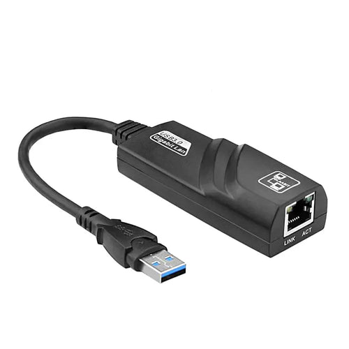 USB 3.0 to RJ45 Gigabit 10/100/1000Mbps Ethernet Network LAN Adapter Unbranded