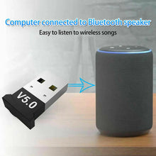 Load image into Gallery viewer, Universal Bluetooth V5.0 Wireless USB Mini Dongle Adapter for laptop and PC Windows Win 7/8/10 Unbranded