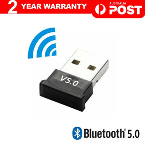 Universal Bluetooth V5.0 Wireless USB Mini Dongle Adapter for laptop and PC Windows Win 7/8/10 Unbranded